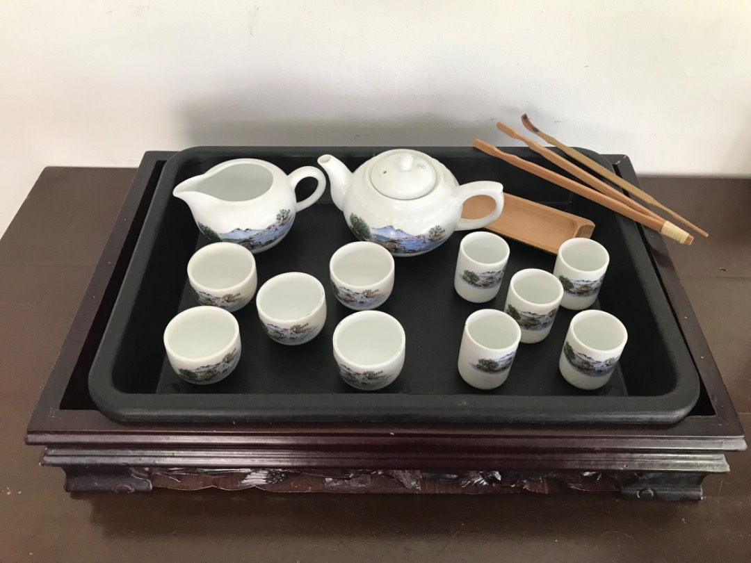 Chinese tea set, Furniture & Home Living, Kitchenware & Tableware