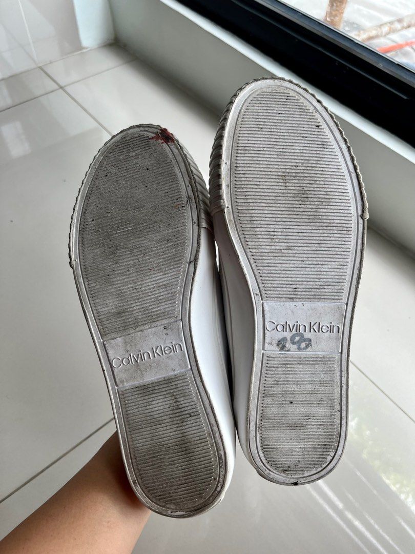calvin klein sneakers womens white