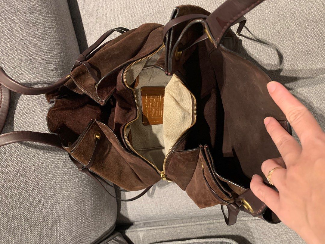 Coach Harmony Hobo in Oxblood