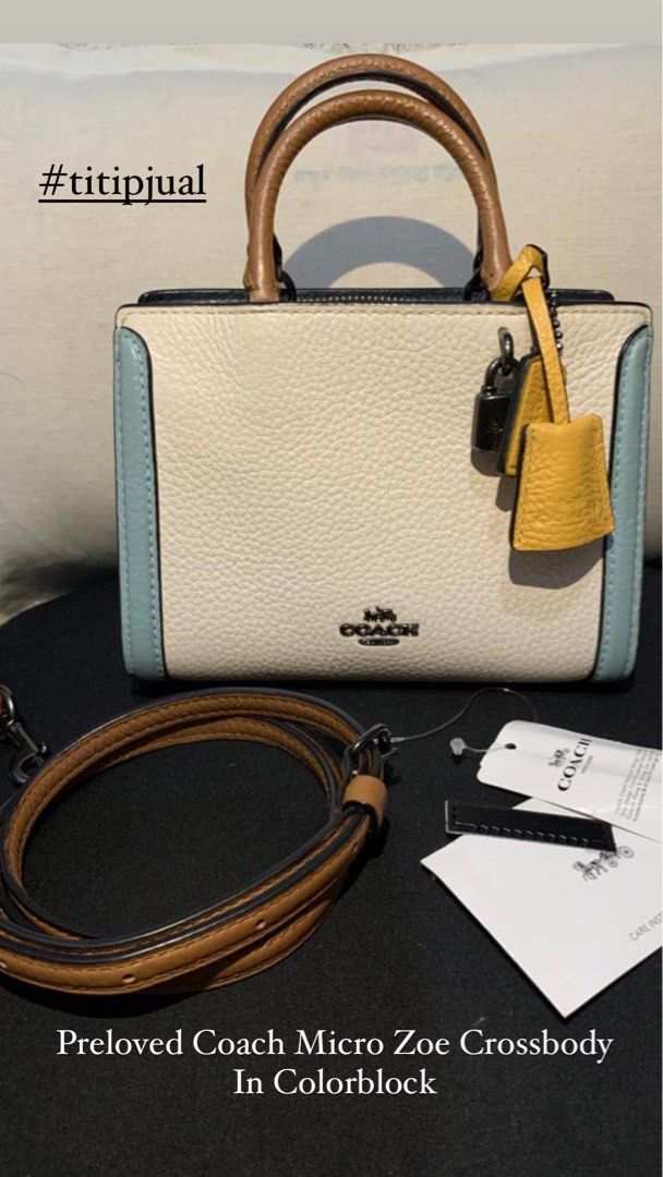 Micro zoe crossbody in colorblock on sale