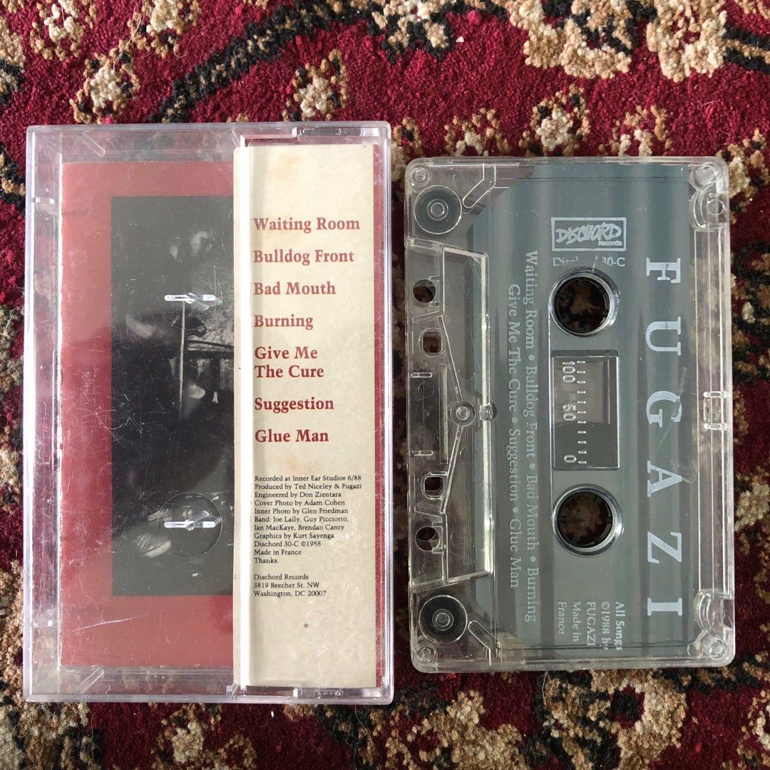 COMBO Fugazi 7song Ep + Repeater 1990 Imported Cassette Tapes Kaset
