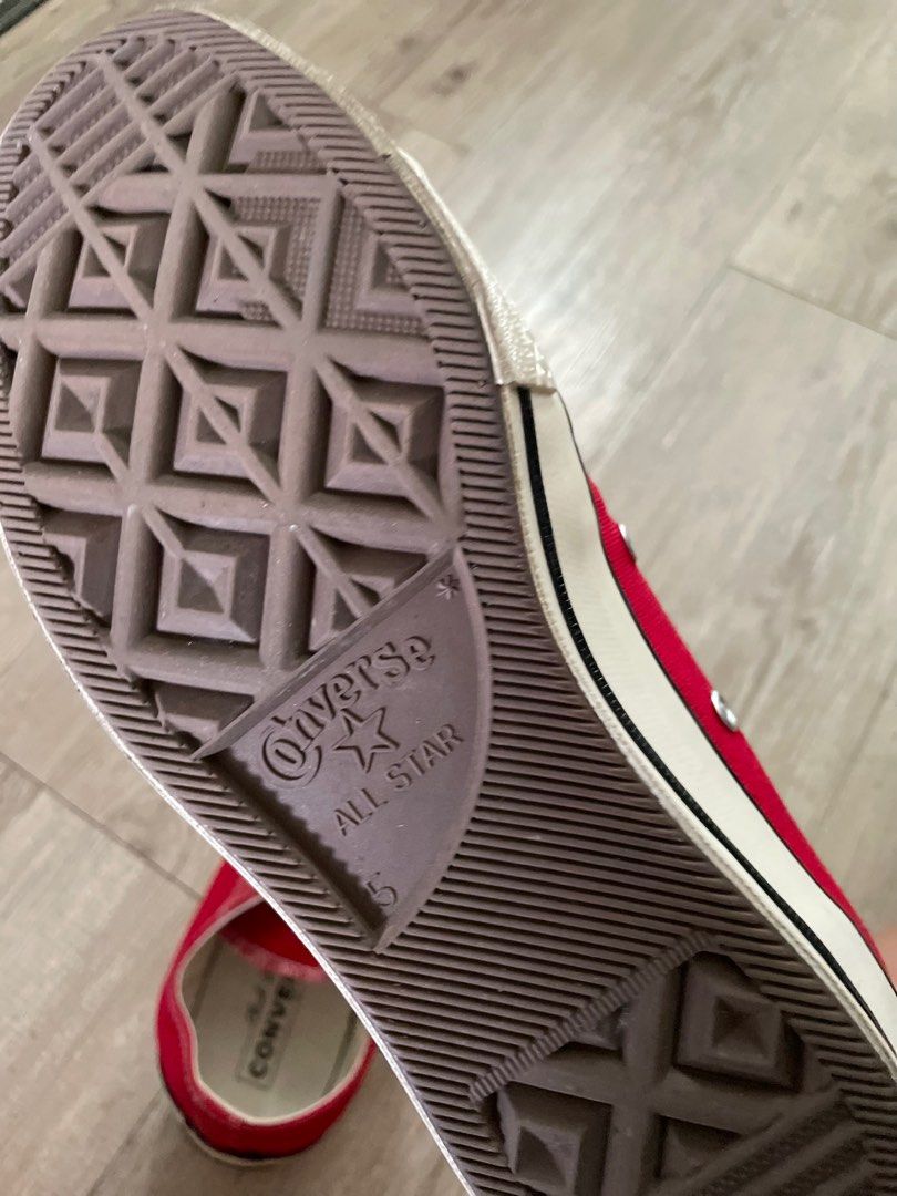 Red converse womens size 8 discount