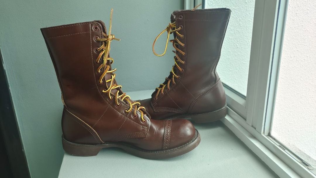 Red wing top jump boots