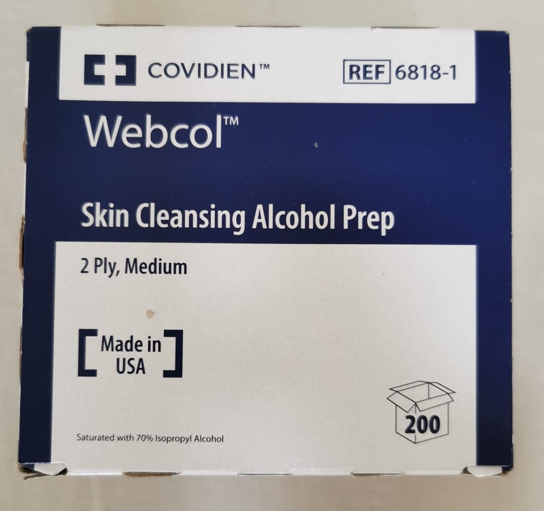 Webcol skin shop cleansing alcohol prep