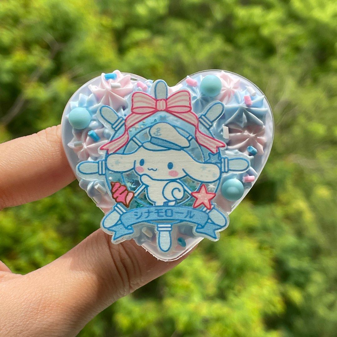 Cream Glue Decoden Cinnamoroll Popsocket, Hobbies & Toys, Stationery ...