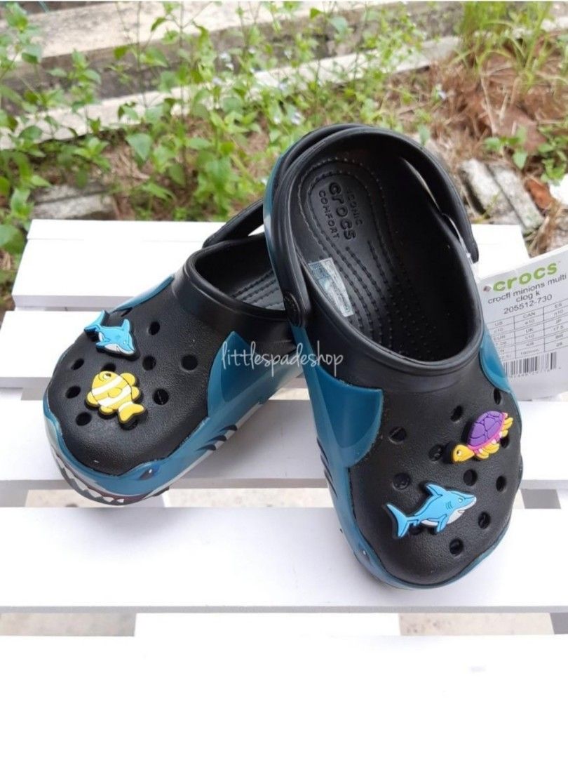 Kids shark top crocs