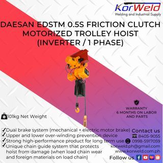 Daesan Friction Clutch Motorized Trolley EDSTM0.5S