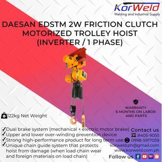 Daesan Friction Clutch Motorized Trolley EDSTM 2W