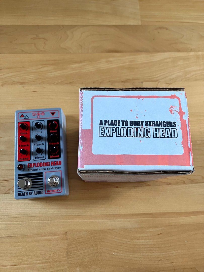 Death By Audio Exploding Head Delay Pedal, Hobbies & Toys, Music & Media, Music Accessories on