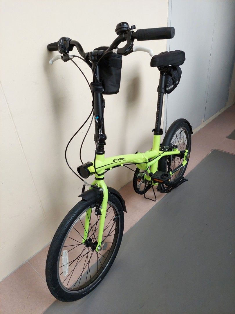 Decathlon Btwin Tilt 500 Foldable Bicycle, Sports Equipment, Bicycles ...