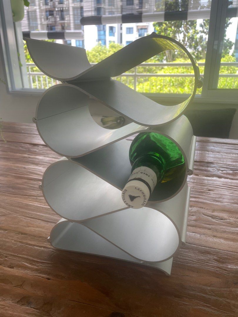 Designer Echelon wine rack storage, Furniture Home Living, Home