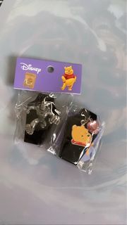 Disney 吊飾 鑰匙圈 維尼 巴斯光年 兩個正版