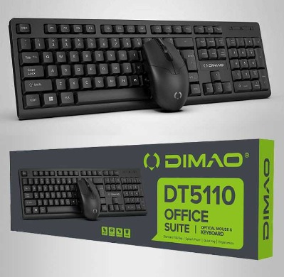 DT5110 USB Wired Keyboard and Mouse Set Desktop Laptop Business Office ...