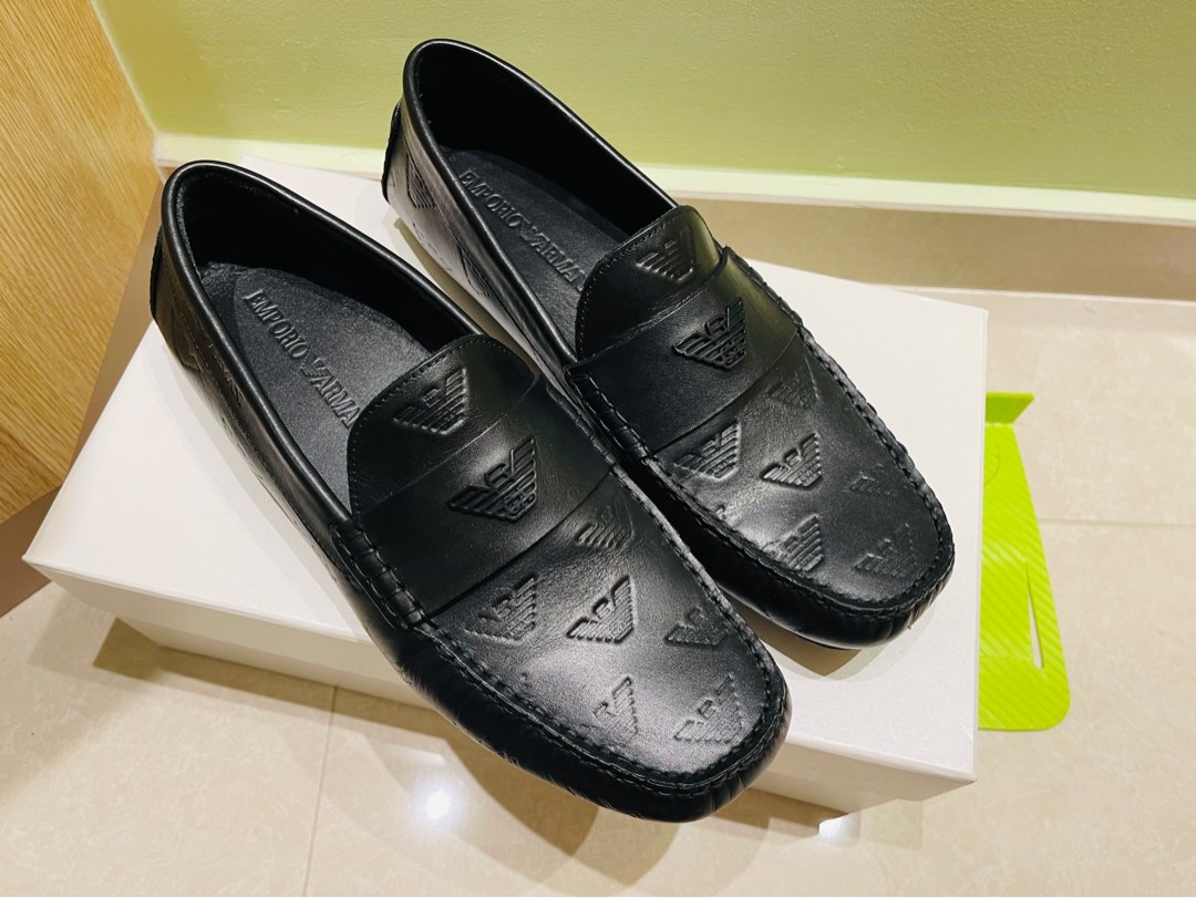 Giorgio armani moccasins cheap
