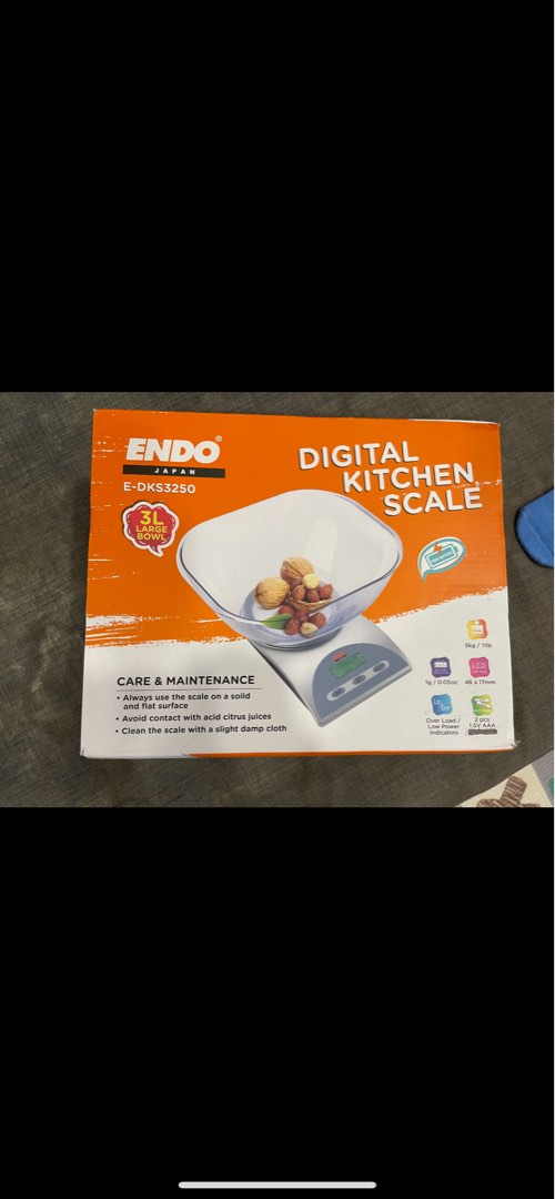 Endo digital kitchen scale, TV & Home Appliances, Kitchen Appliances