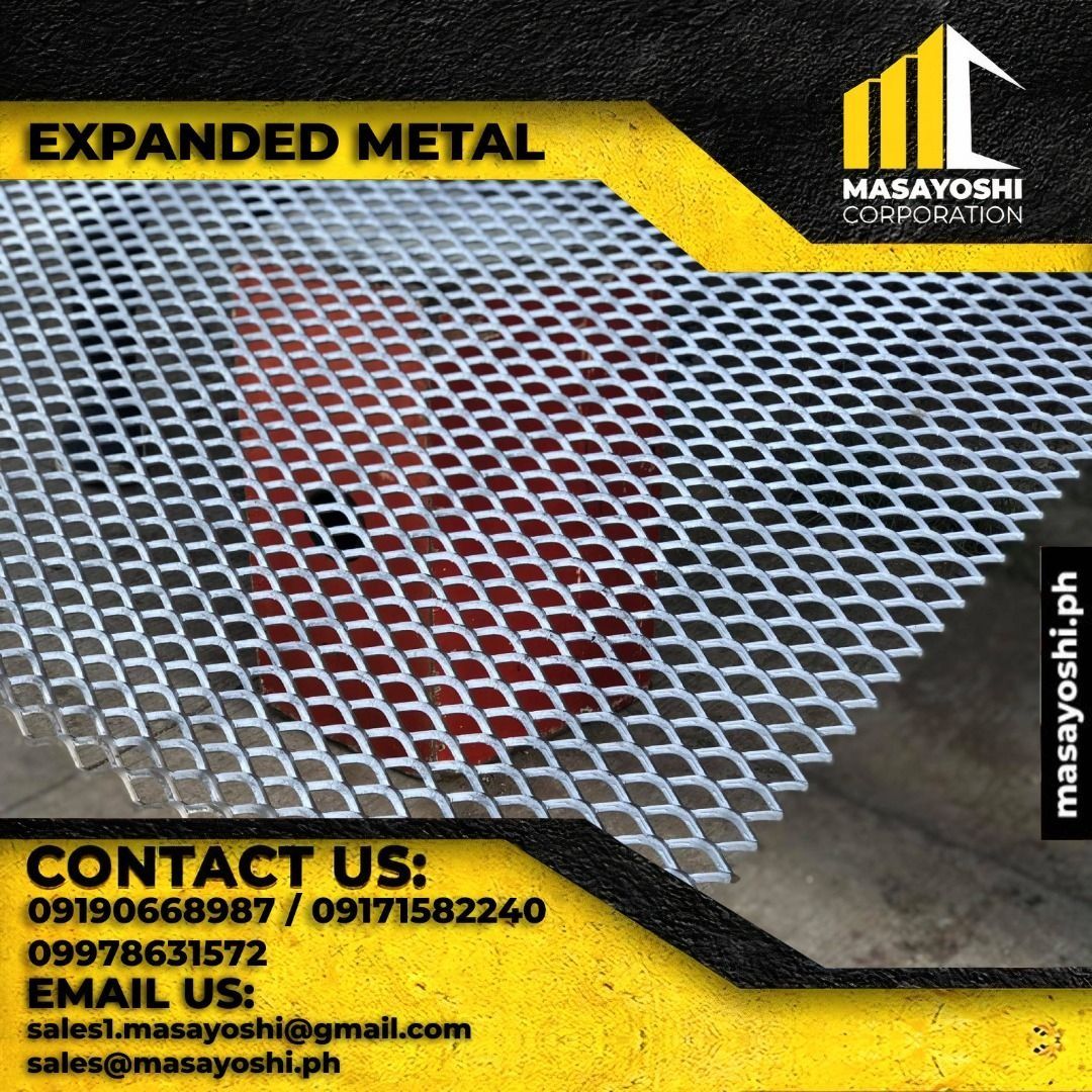 Expanded Metal, Construction Material, Aluminum Expanded Metal, Metal