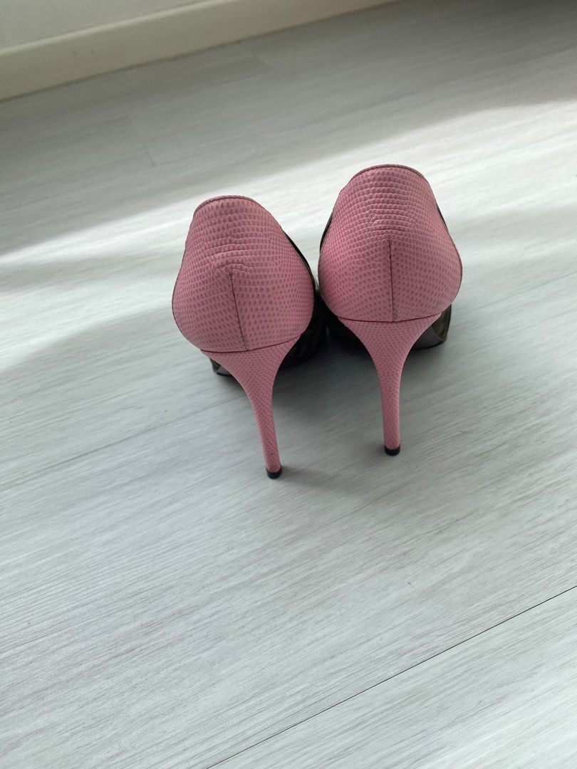 Fendi pink heels Luxury Sneakers Footwear on Carousell