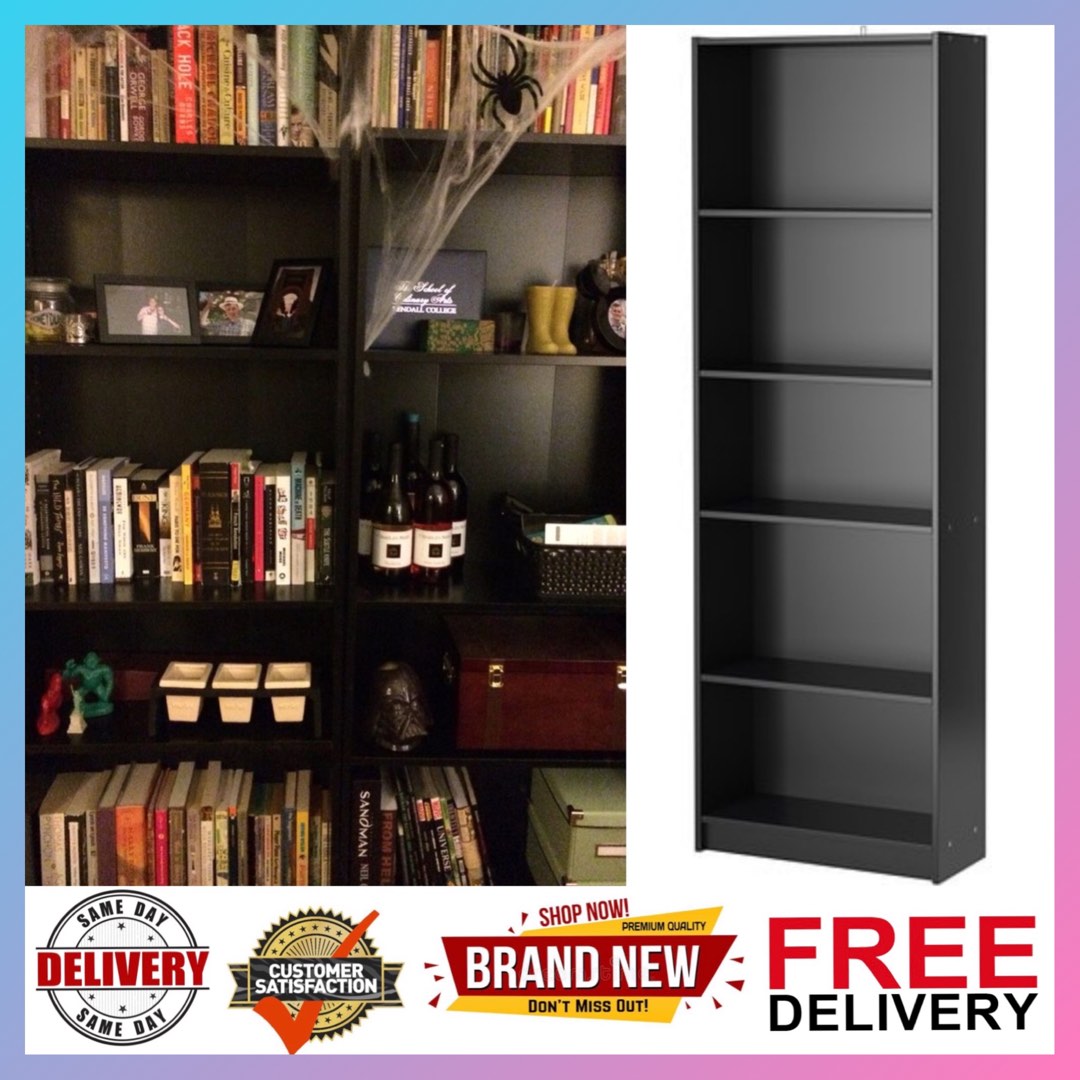 FINNBY Bookcase Black ikea bookcase brand new free delivery Malm