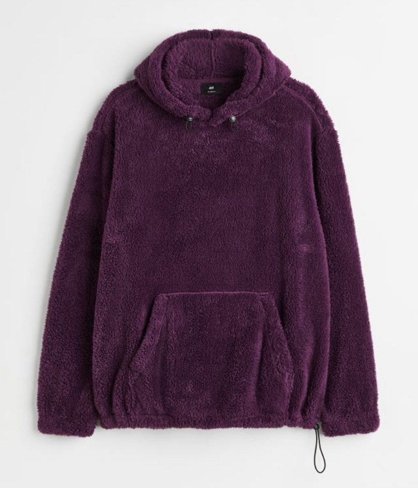 H&m 2025 fluffy hoodie