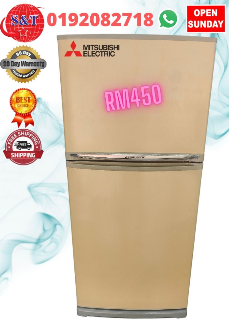 FRIDGE DOUBLE DOOR MITSHUBISHI, TV & Home Appliances, Kitchen