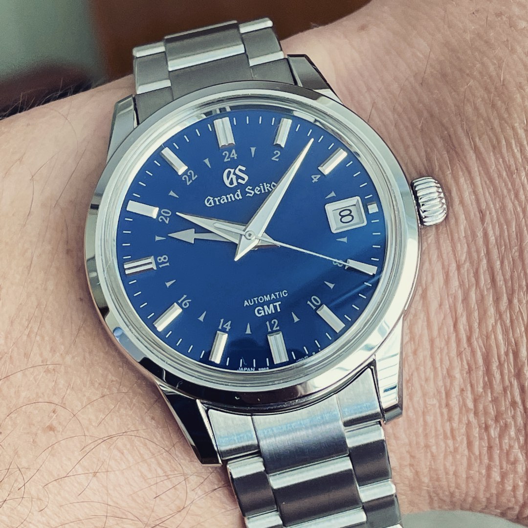 grand seiko gmt blue
