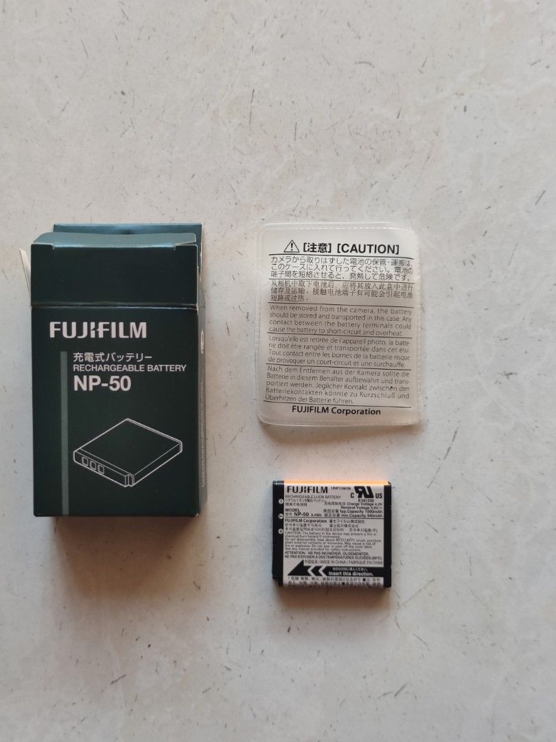 FUJIFILM NP50 LiIon battery Original NP50 Fujifilm battery Fujifilm
