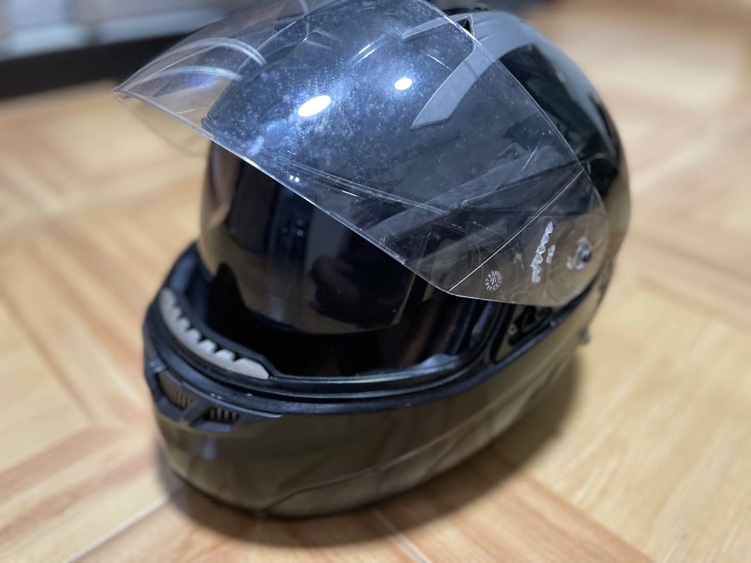 Full face helmet (dont know what brand), Motorcycles, Motorcycle