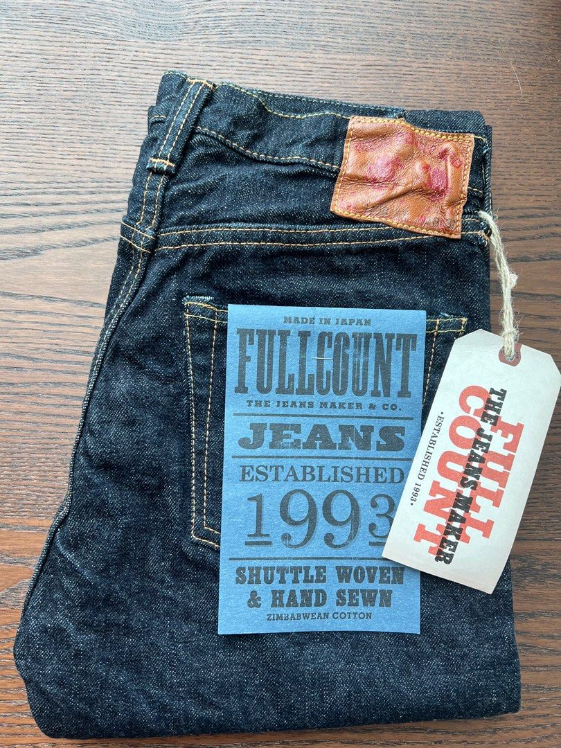 Fullcount 1108XX - Slim Straight Denim - 15.5oz 日本製牛仔褲, 男裝