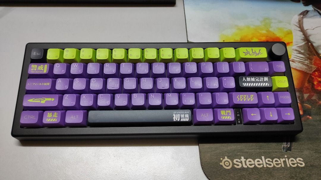 GMK67 Fully Built Custom Keyboard, Foam and Tape MOD Applied, Computers