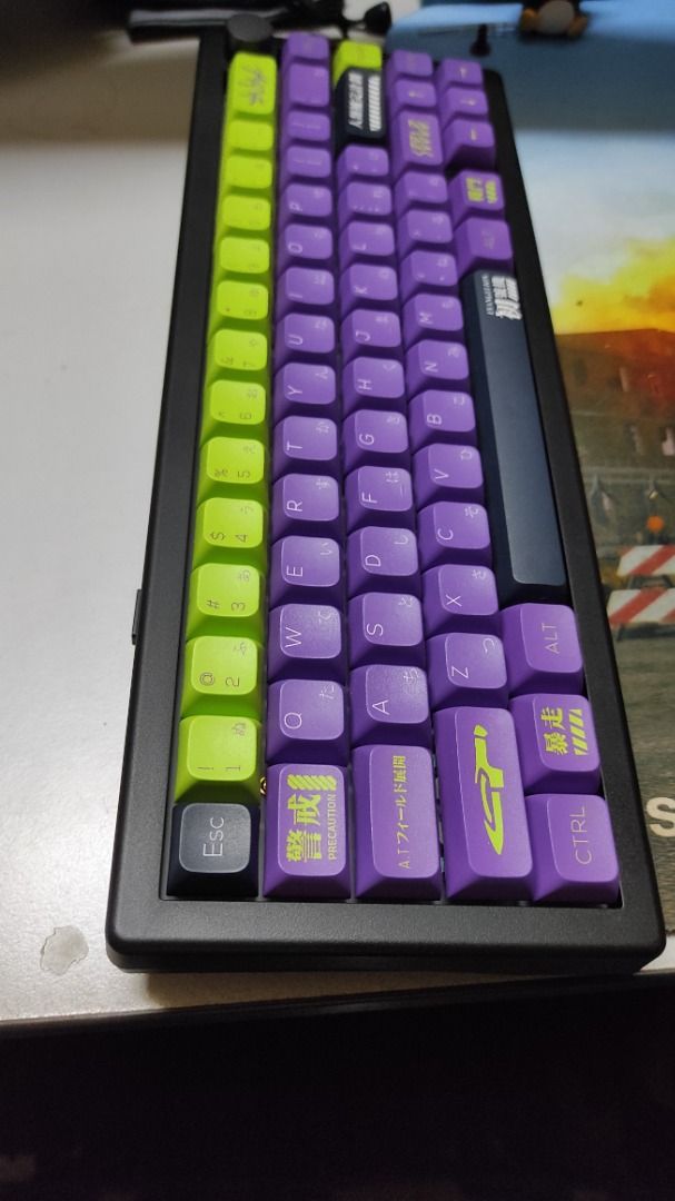 GMK67 Fully Built Custom Keyboard, Foam and Tape MOD Applied, Computers