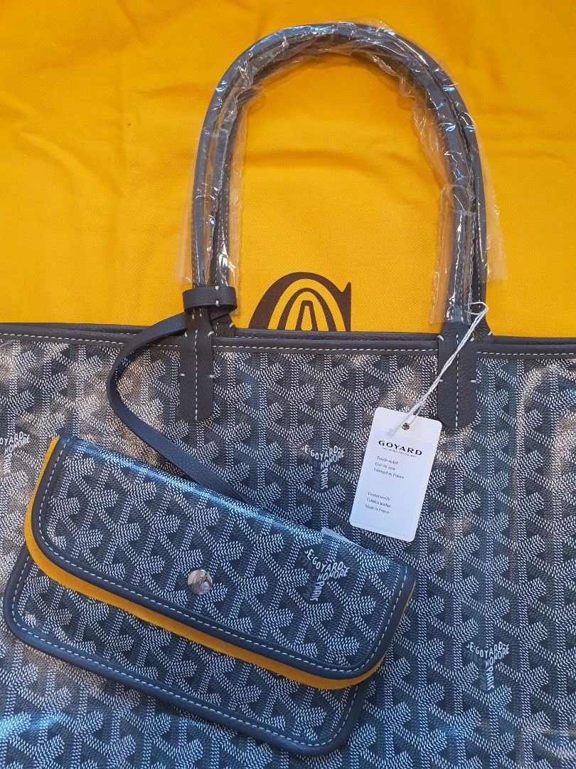 Goyard Saint Louis PM Bag- Grey , Luxury, Bags & Wallets on Carousell