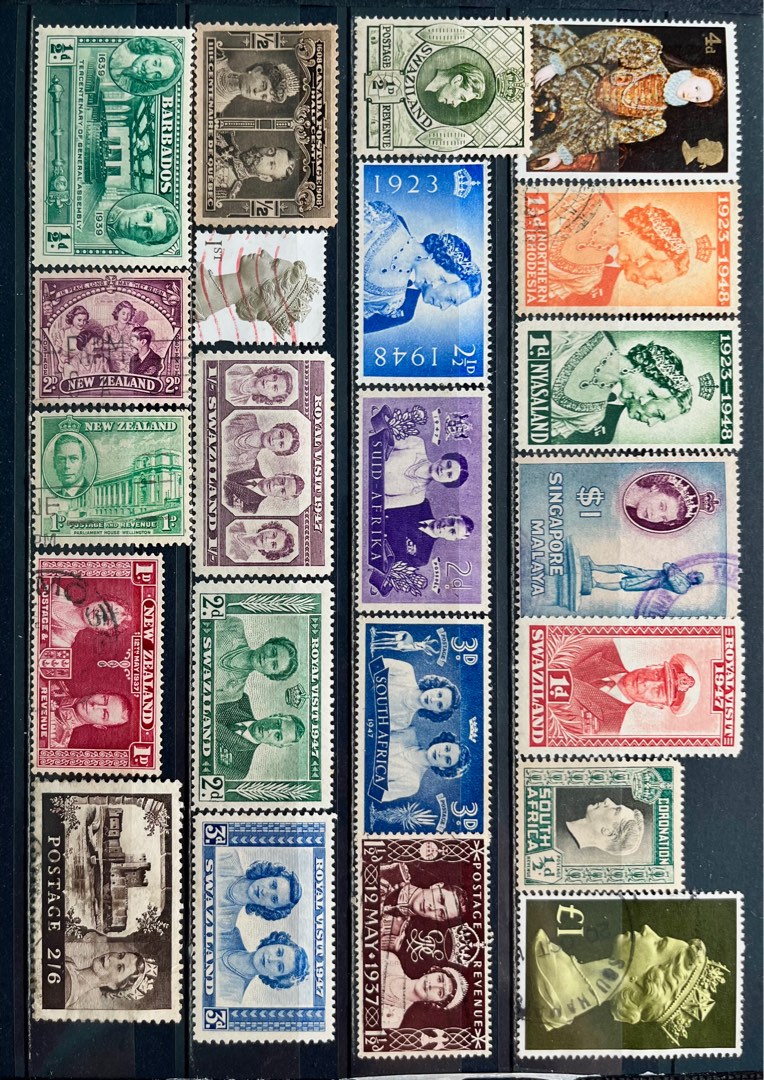 Great Britain Royal family stamps 44s, Hobbies & Toys, Memorabilia