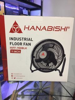 Hanabishi 9 Industrial Electric Floor Fan HIFF-900 Black