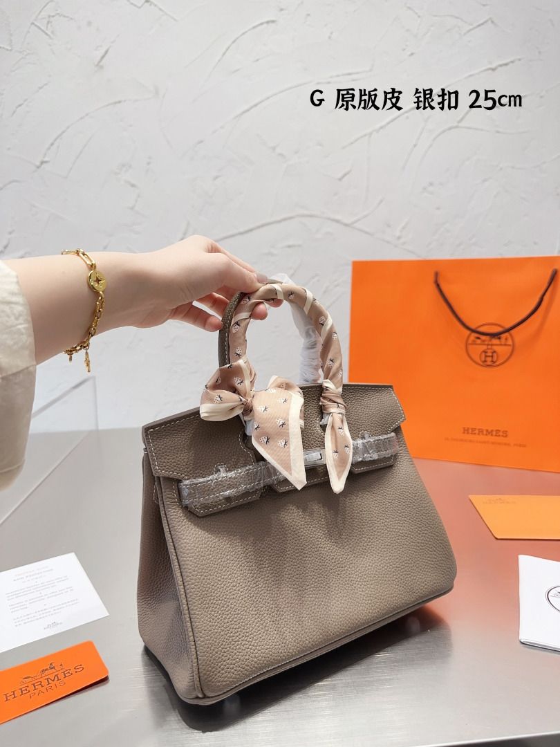 Hermes platinum bag