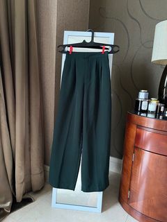 Highwaist Kulot Hijau Emerald