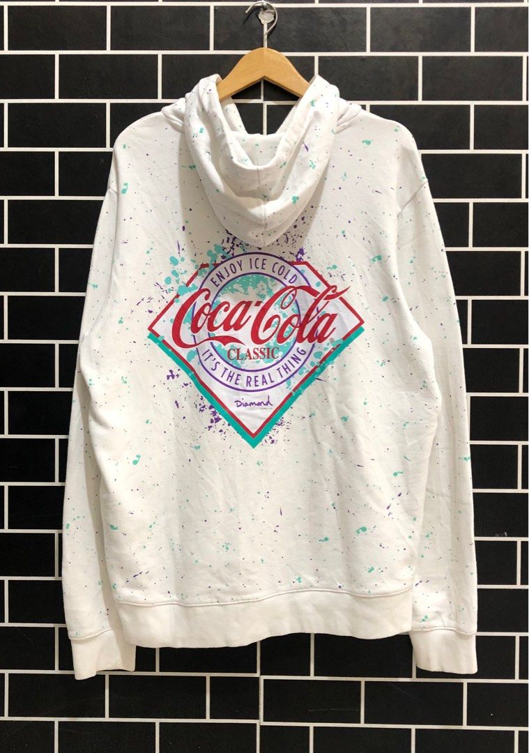 Diamond coca store cola hoodie