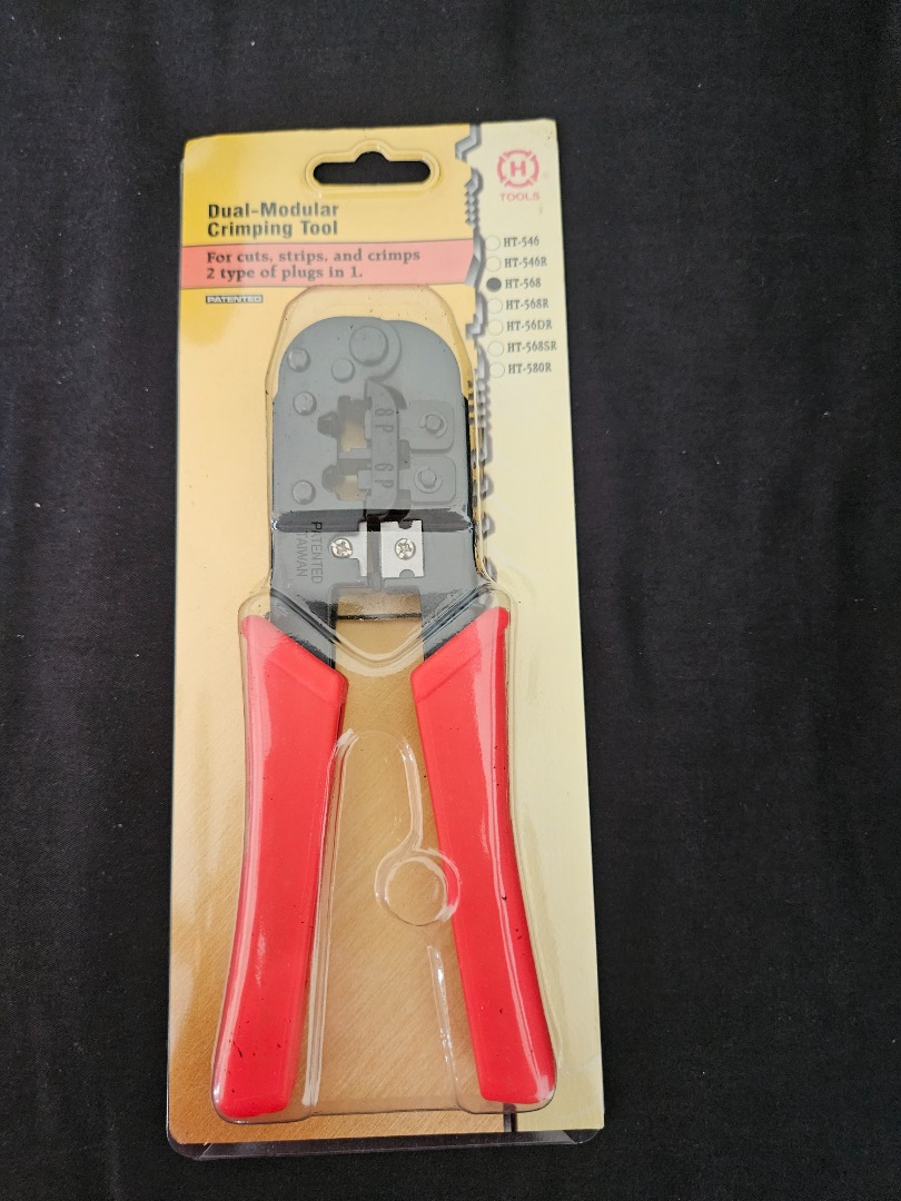 HT568 Crimping Tool Resistant Cable Crimping Forceps for Computer