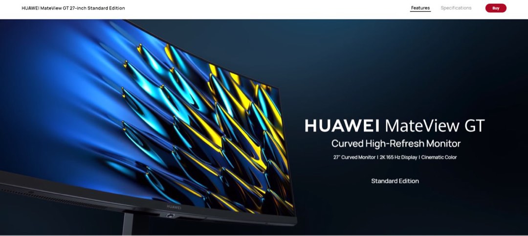 Huawei Mateview GT27-inch -2k165HZ display, Computers & Tech, Desktops ...