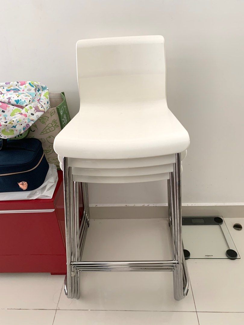 Ikea Barstool GLENN/Island Stool Chair/Kerusi Bar, Furniture & Home