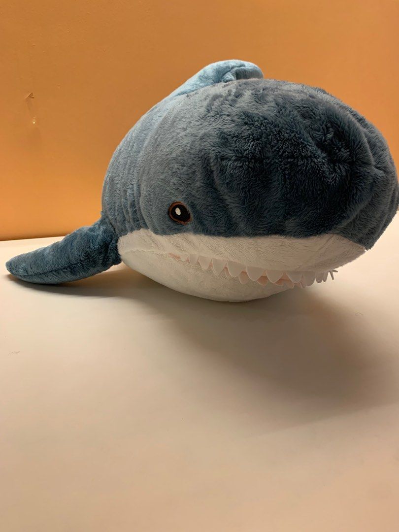 IKEA BL HAJ soft toy shark 100 cm Hobbies Toys Toys Games