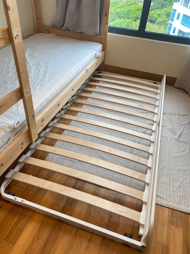 Ikea Bunk Bed with mattress and underbed, Furniture & Home Living