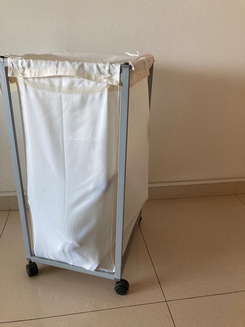 IKEA laundry basket with wheels, Furniture & Home Living, Home