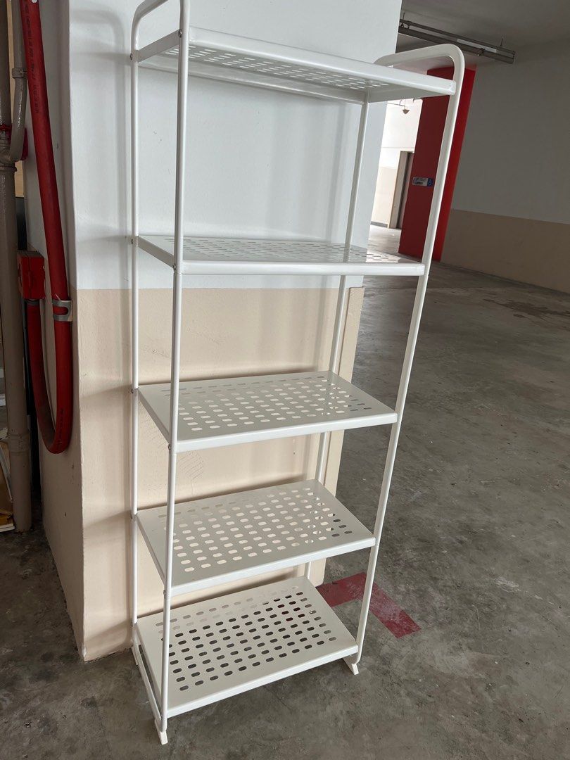 IKEA Mulig Metal Shelves, Furniture & Home Living, Furniture, Shelves ...