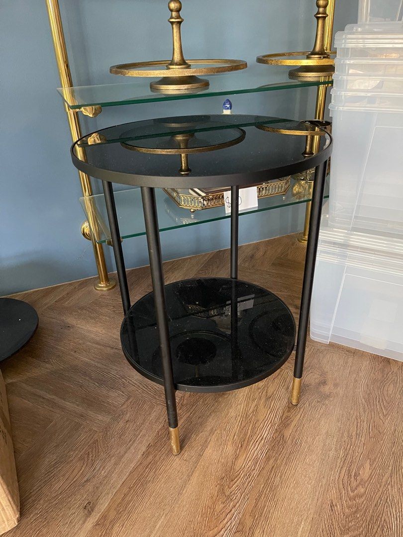 Ikea round side table, Furniture & Home Living, Furniture, Tables