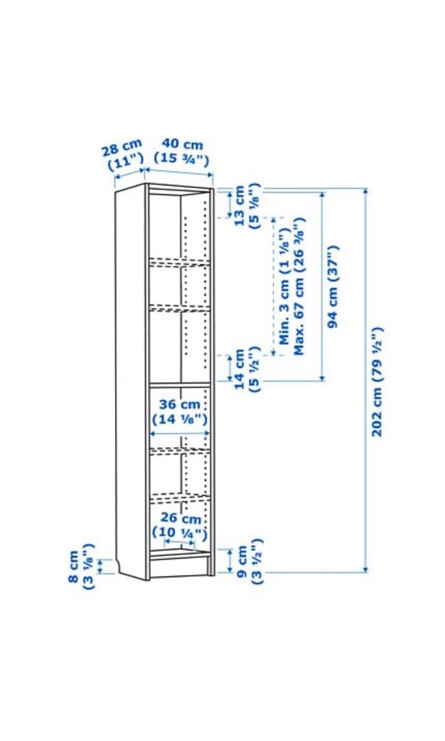 IKEA Shelf, ikea Billy bookcase BILLY Bookcase White Finnby brimnes