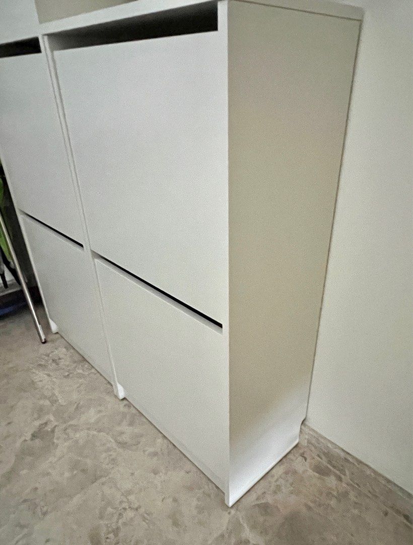 IKEA shoe rack BISSA (two), Furniture & Home Living, Furniture, Shelves