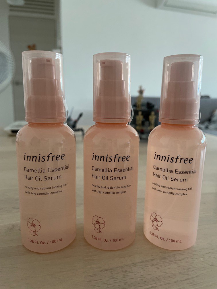 Innisfree camellia essential hair oil serum, Beauty & Personal Care