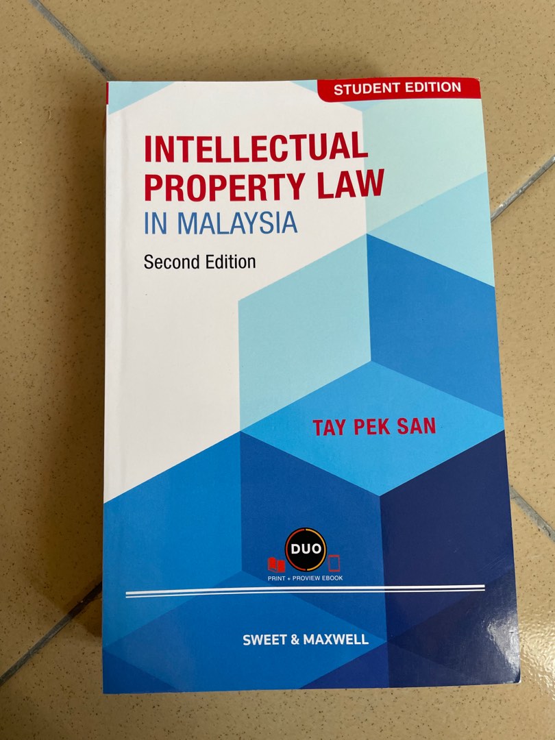 Intellectual Property Law in Malaysia by tau pek san ( sweet maxwell