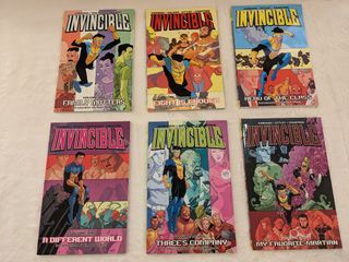 Invincible TPB Vol. 1, 2, 4, 6, 7, 8 (Robert Kirkman)
