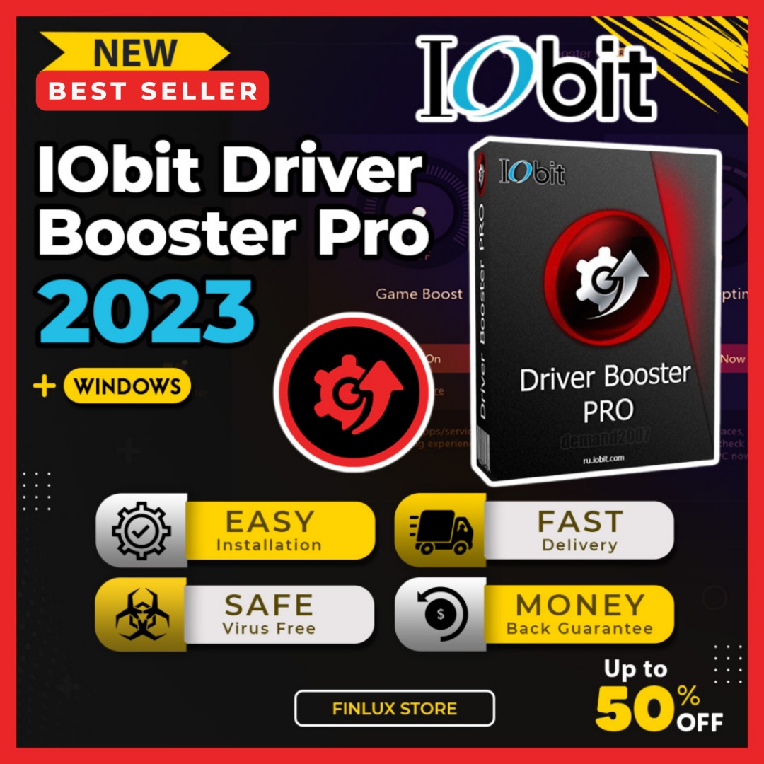 Iobit driver booster pro v10 3 0 124 latest 2023 lifetime for windows